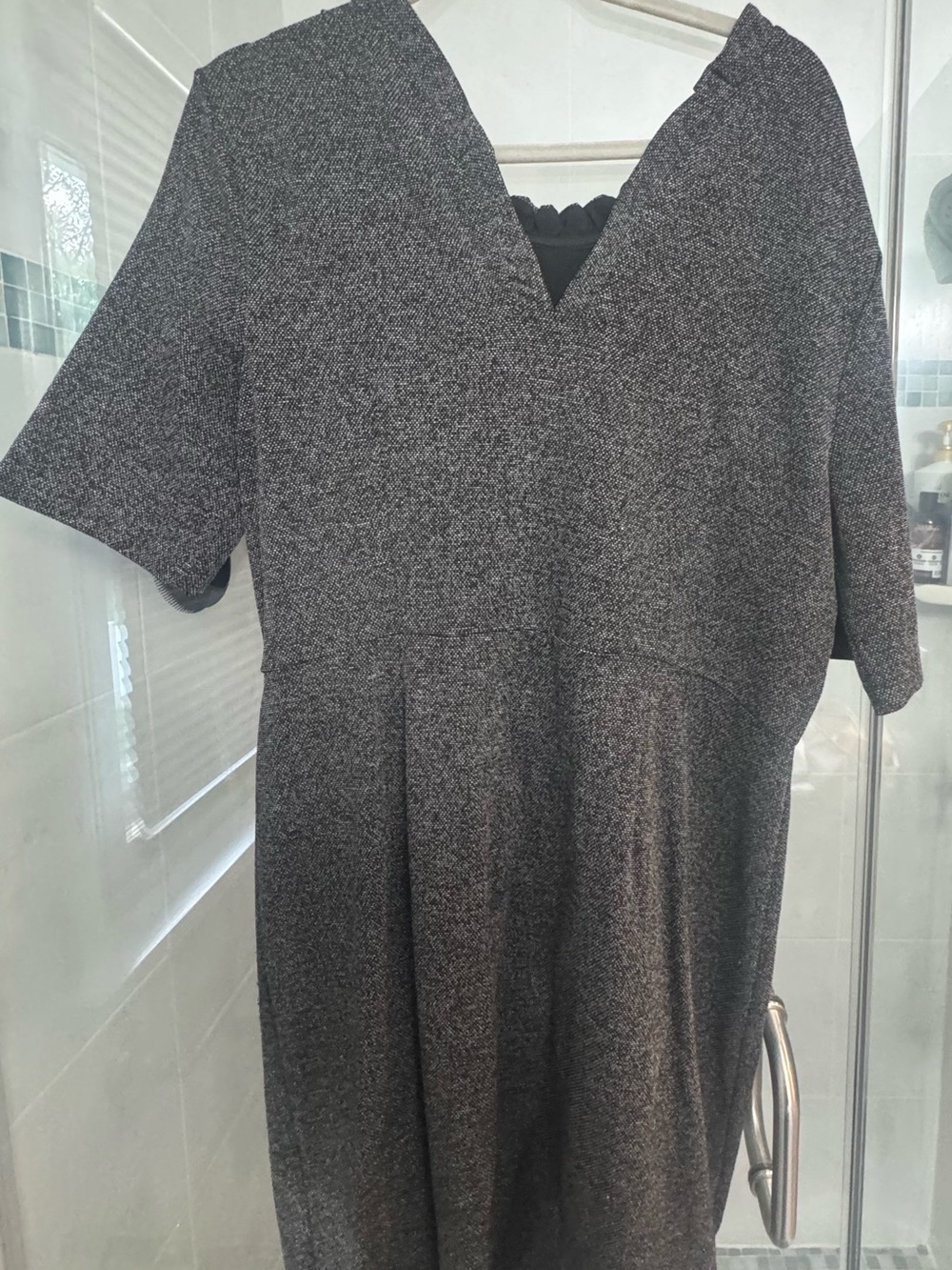 Ann Taylor V-Neck Midi Dress